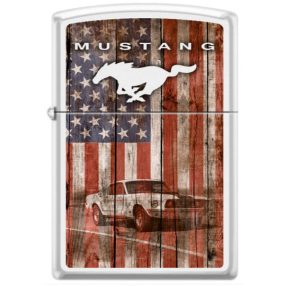   Zippo öngyújtó ajándék gravírozással - 407761, 214 Ford Mustang Runing Horse