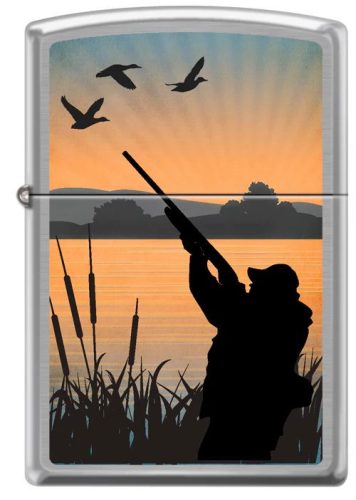 Zippo öngyújtó ajándék gravírozással - 414558 Duck Hunter Design