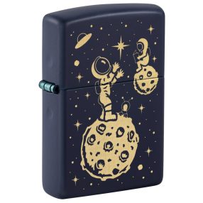   Zippo öngyújtó ajándék gravírozással - 46423 Space Men Design