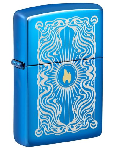 Zippo öngyújtó ajándék gravírozással - 46424 Fancy Flame Design
