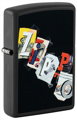 Zippo öngyújtó ajándék gravírozással - 46597 Zippo Letters Design