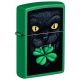 Zippo öngyújtó ajándék gravírozással - 46721 Lucky Cat Clover Design