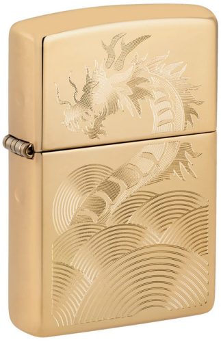 Zippo öngyújtó ajándék gravírozással - 46822 Dragon Design
