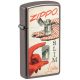Zippo öngyújtó ajándék gravírozással - 48396 Slim Retro Design
