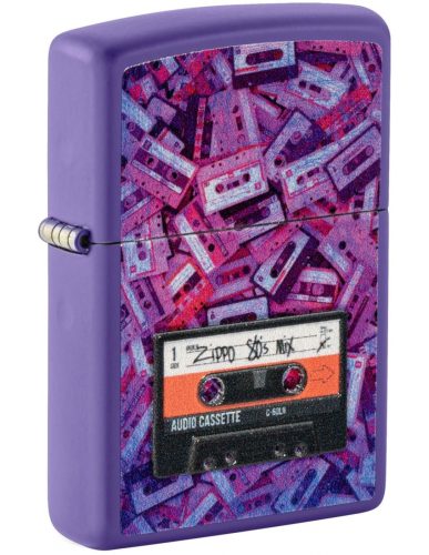Zippo öngyújtó ajándék gravírozással - 48521 ZIPPO 80s Casette Tape Design