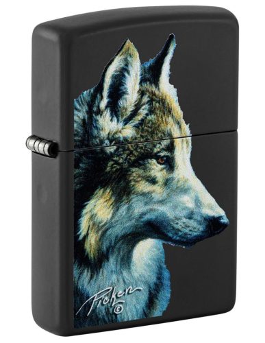 Zippo öngyújtó ajándék gravírozással - 48598 Linda Picken Wolf 