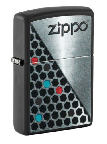 Zippo öngyújtó ajándék gravírozással - 48709 Zippo Hexagon Design