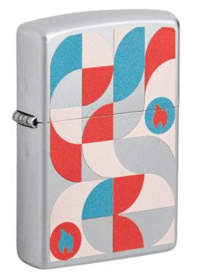 Zippo öngyújtó ajándék gravírozással - 48712 Geometric Design