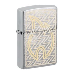   Zippo öngyújtó ajándék gravírozással - 48789 23FPF Tread Flame Design