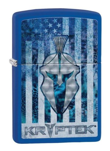 Zippo öngyújtó ajándék gravírozással - 49179 Kryptek Logo On American Flag