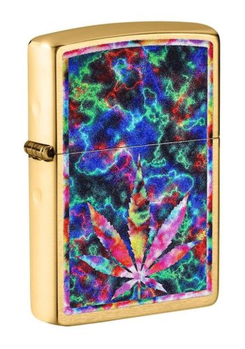 Zippo öngyújtó ajándék gravírozással - 49398 Leaf Design