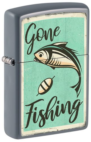 Zippo öngyújtó ajándék gravírozással - 49452 Gone Fishing Design