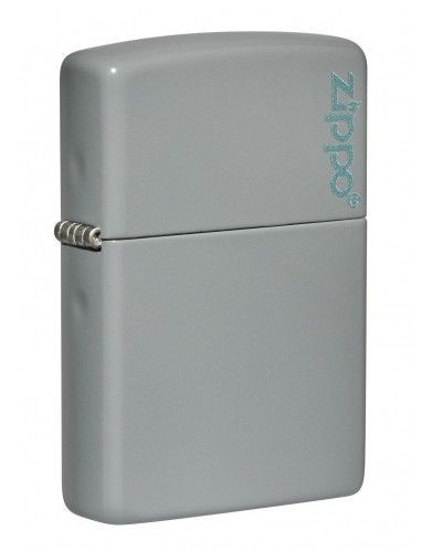 Zippo öngyújtó ajándék gravírozással - 49452ZL Flat Grey Zippo Logo