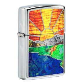  Zippo öngyújtó ajándék gravírozással - 49721 Sunset Design