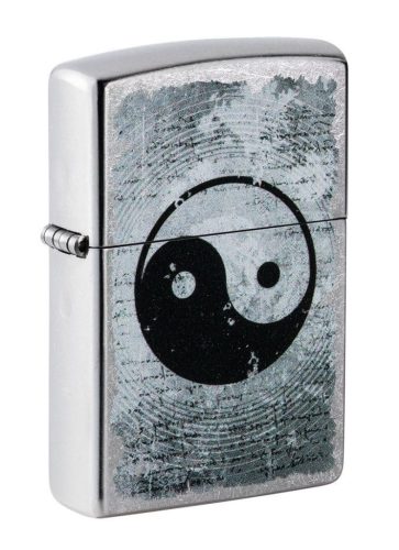 Zippo öngyújtó ajándék gravírozással - 49772 Yin Yang Design