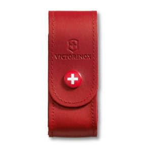   Victorinox Bőr Övtok ajándék gravírozással | Piros | Patentos - 4.0520.1