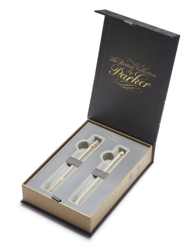 Parker Royal IM Monochrome Golyóstoll + Töltőtoll Pezsgő, Arany Klipsz, ajándék gravírozással - 7030288008