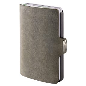   I-clip - "Soft touch" Oliva marhabőr - Fekete kerettel - Ajándék gravírozással