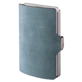   I-clip - "Soft touch" Opál marhabőr - Ezüst színű kerettel - Ajándék gravírozással