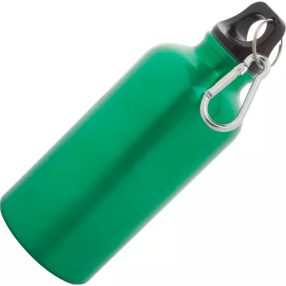   Zöld fém kulacs ajándék gravírozással - zöld "Pepe" P3222
