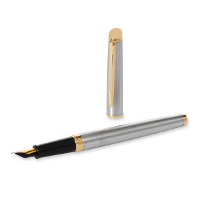   Waterman Hemisphere Töltőtoll ajándék gravírozással, Rozsdamentes acél, Arany klipsz - S0920310
