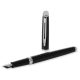 Waterman Hemisphere Töltőtoll ajándék gravírozással, Lakk fekete, Ezüst klipsz - S0920510