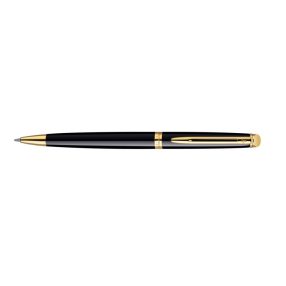   Waterman Hemisphere Golyóstoll ajándék gravírozással, Lakk fekete, Arany klipsz - S0920670, 513002