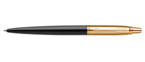 Parker Jotter Premium golyóstoll ajándék gravírozással - Bond Street fekete, arany klipsz 1953202