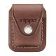 Zippo barna bőrtok ajándék gravírozással - LPCB LTR Pouch/CLP Brwn